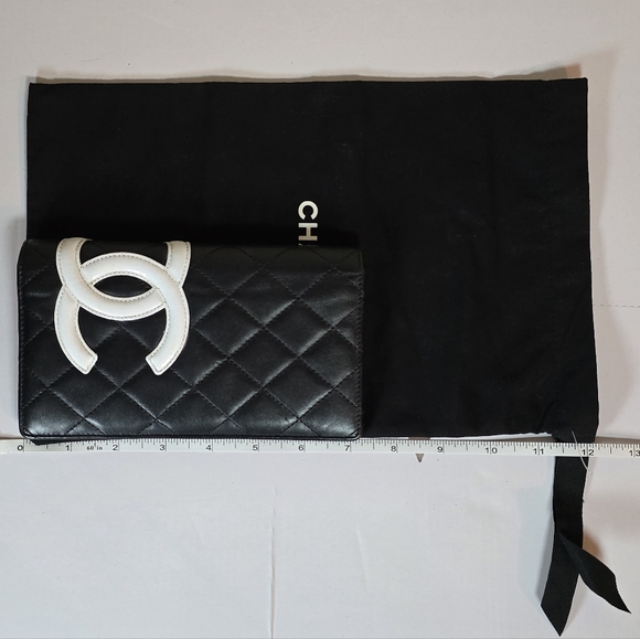 ⭐️Chanel Chanel Cambon Line Long Wallet with Chanel Dust Bag - Picture 12 of 16